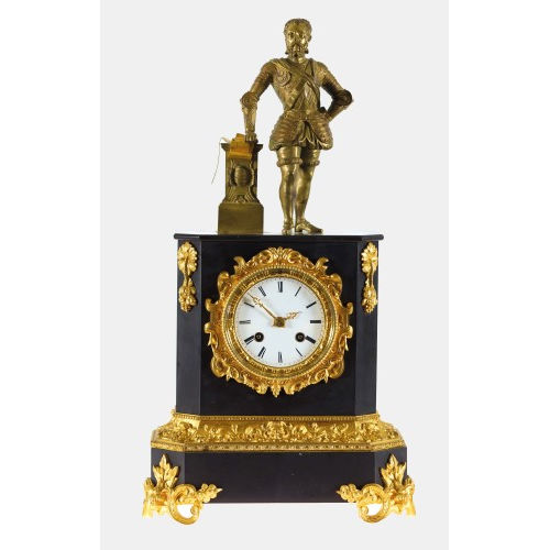 STEHPENDULE : Louis Philippe, Frankreich, um 1850 (DOBIASCHOFSKY AUKTIONEN AG)