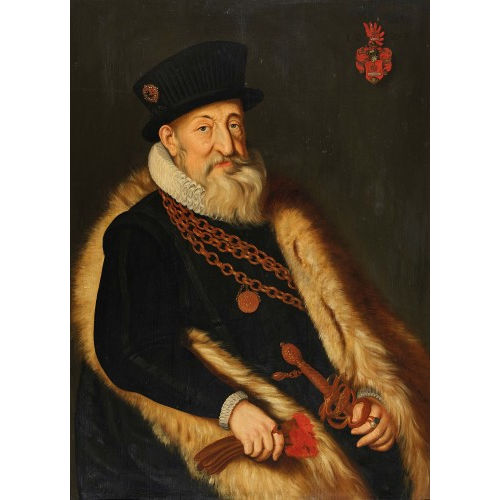 17. JH. SCHWEIZ : Portr�t von Hans Rudolf Sager (1547-1623) (DOBIASCHOFSKY AUKTIONEN AG)