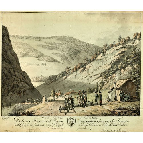FRANZ NIKLAUS K�NIG : 'Vue de la Reuchenete du Cot� de Bienne' (DOBIASCHOFSKY AUKTIONEN AG)