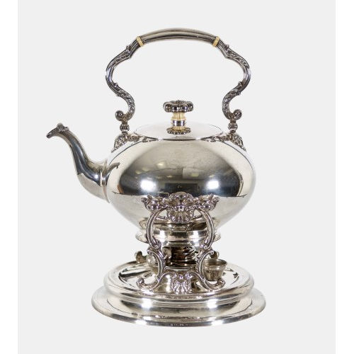 WASSERKESSEL MIT RECHAUD : Bern, um 1840-1850 (Werkstatt Rehfues) (DOBIASCHOFSKY AUKTIONEN AG)