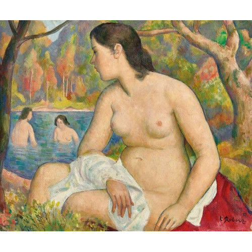 PAUL TH�OPHILE ROBERT : Les Baigneuses (DOBIASCHOFSKY AUKTIONEN AG)