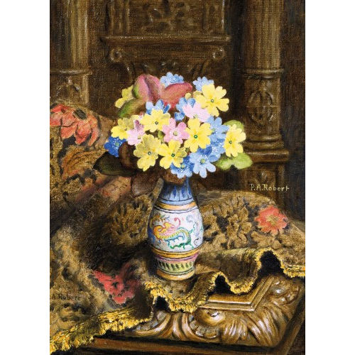 PAUL ANDR� F�LIX ROBERT : Nature morte aux fleurs (DOBIASCHOFSKY AUKTIONEN AG)