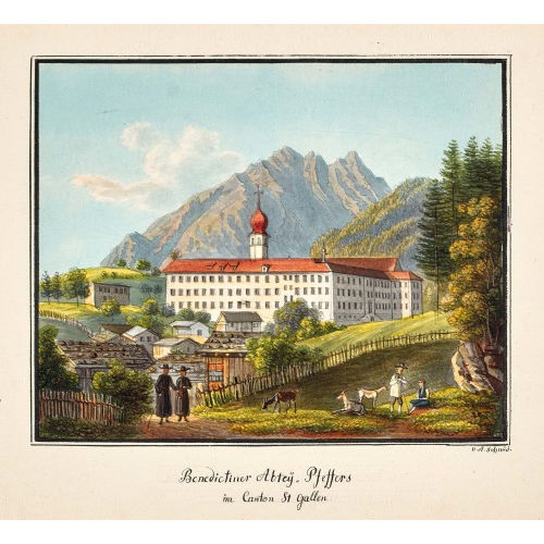 DAVID ALOIS SCHMID : Konvolut Schweizer Klosteransichten (DOBIASCHOFSKY AUKTIONEN AG)