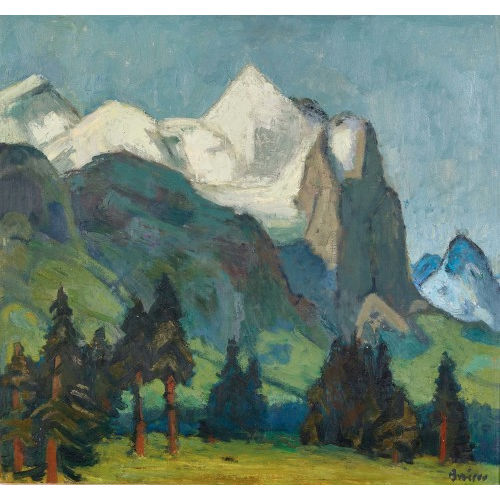 ARNOLD BR�GGER : Das Wetterhorn (DOBIASCHOFSKY AUKTIONEN AG)