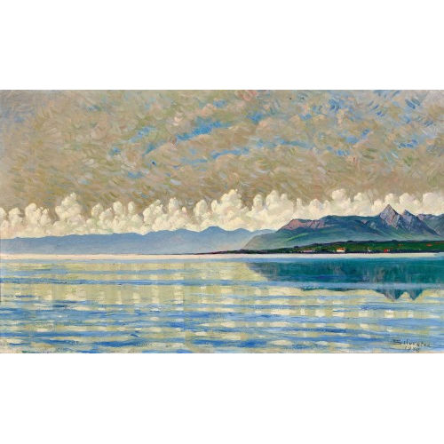 ALBERT SILVESTRE : Nuages sue le lac (DOBIASCHOFSKY AUKTIONEN AG)