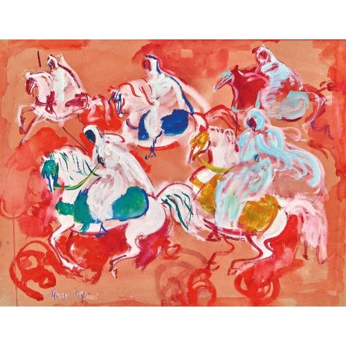 HASSAN EL GLAOUI : Fantasia (DOBIASCHOFSKY AUKTIONEN AG)