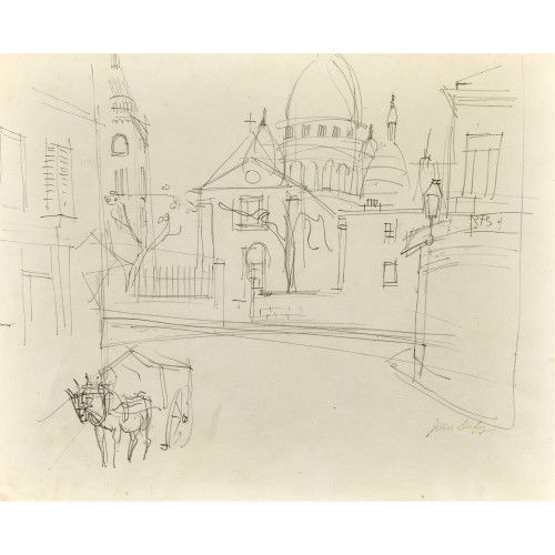 JEAN DUFY : Montmartre, le Sacr�-Coeur (DOBIASCHOFSKY AUKTIONEN AG)