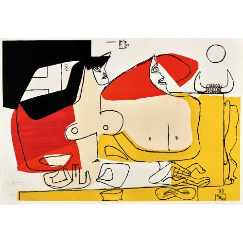 CHARLES-�DOUARD) LE CORBUSIER (EIGTL. JEANNERET : 'Femme rose' (DOBIASCHOFSKY AUKTIONEN AG)