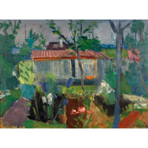 JACQUES D�BLIN : Gartenpartie (DOBIASCHOFSKY AUKTIONEN AG)