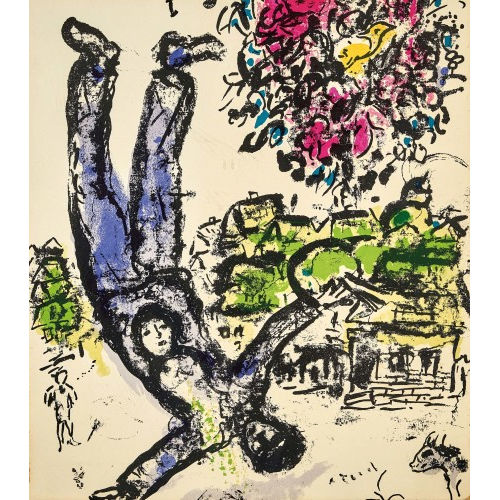 MARC CHAGALL : 'Der Strauss des K�nstlers' (DOBIASCHOFSKY AUKTIONEN AG)