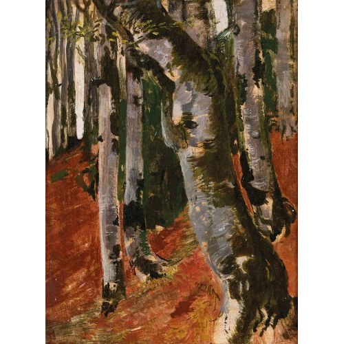 HANS SANDREUTER : Baumst�mme im Wald (DOBIASCHOFSKY AUKTIONEN AG)