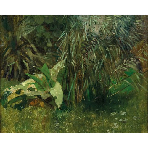 HANS SANDREUTER : Am Teich (DOBIASCHOFSKY AUKTIONEN AG)
