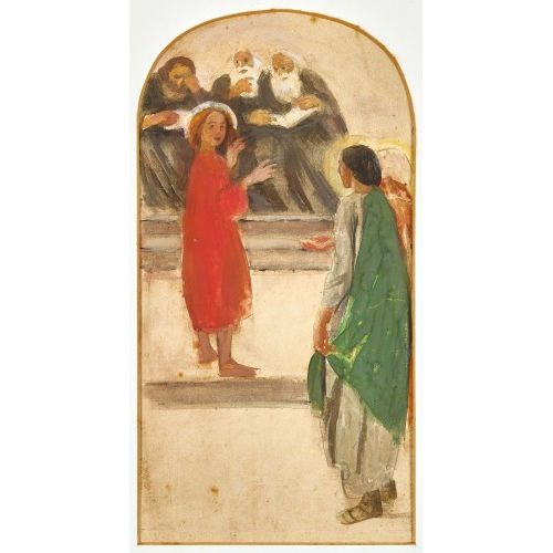 PIETRO CHIESA : Jesus unter den Gelehrten im Tempel (DOBIASCHOFSKY AUKTIONEN AG)