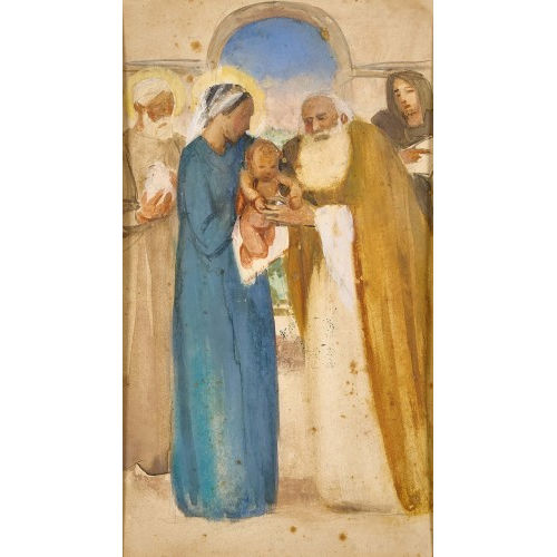 PIETRO CHIESA : Darbringung Christi im Tempel (DOBIASCHOFSKY AUKTIONEN AG)