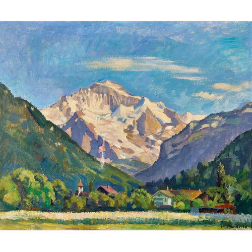 HANS BANDI : Die Jungfrau (DOBIASCHOFSKY AUKTIONEN AG)
