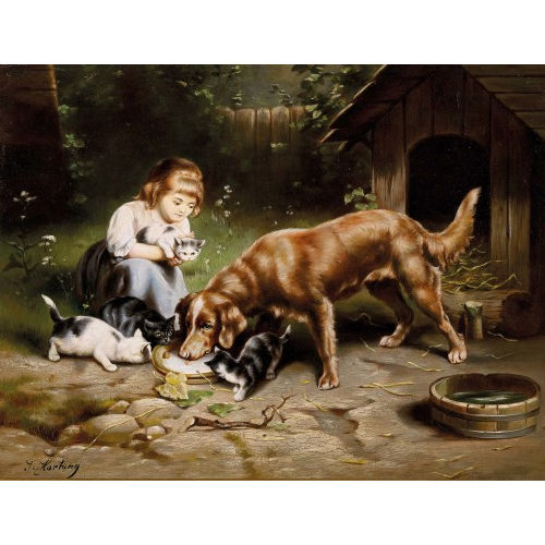 JULIUS (EIGTL. REICHERT HARTUNG : Futterneid (DOBIASCHOFSKY AUKTIONEN AG)