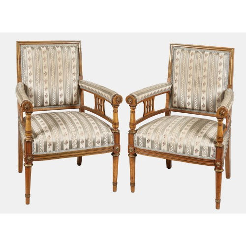 PAAR FAUTEUILS : Sp�tes Directoire, 19. Jh (DOBIASCHOFSKY AUKTIONEN AG)