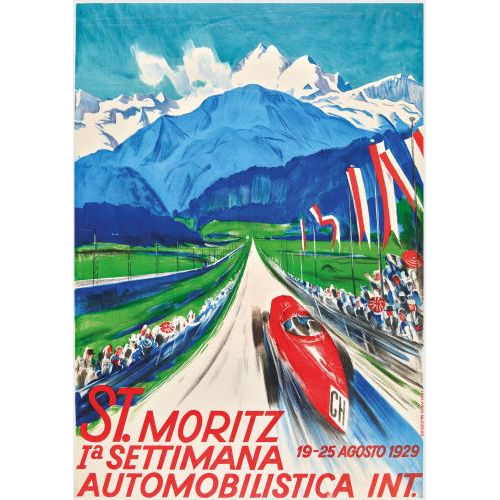 OTTO BAUMBERGER : 'St. Moritz Ia Settimana Automobilistica INT. 1929' (DOBIASCHOFSKY AUKTIONEN AG)