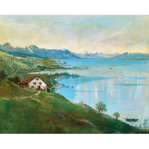 EUG�NE VERNAUD : Am Genfersee (DOBIASCHOFSKY AUKTIONEN AG)