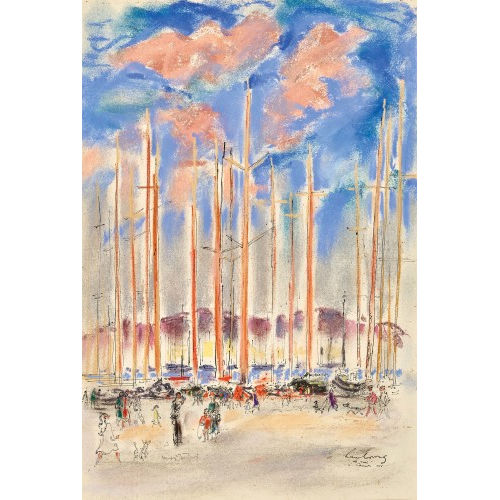 ANDR� HAMBOURG : 'Le soir' (DOBIASCHOFSKY AUKTIONEN AG)