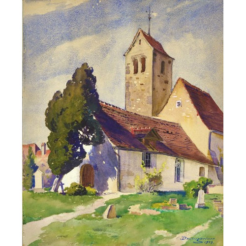 CHRISTIAN BAUMGARTNER : 'Das Kirchlein von Bremgarten' (DOBIASCHOFSKY AUKTIONEN AG)