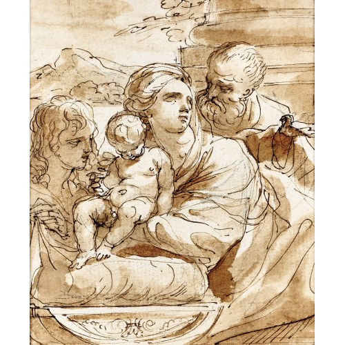 LUCA CAMBIASO : Die Heilige Familie (DOBIASCHOFSKY AUKTIONEN AG)