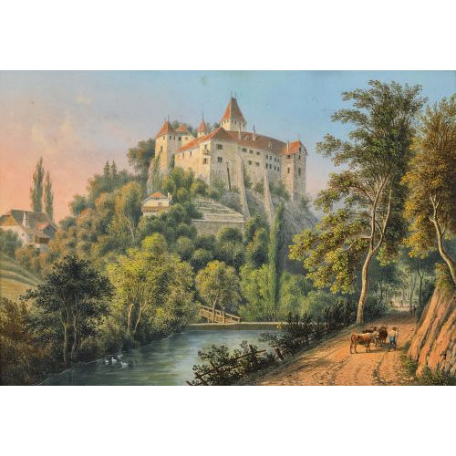 CARL DIETHELM MEYER : 'Schloss Blonay' (DOBIASCHOFSKY AUKTIONEN AG)