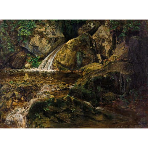 PAUL ASCAN DEMM� : Bergbachidylle (DOBIASCHOFSKY AUKTIONEN AG)
