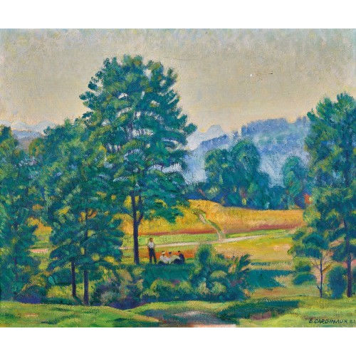 EMIL CARDINAUX : 'Sommerlandschaft' (DOBIASCHOFSKY AUKTIONEN AG)