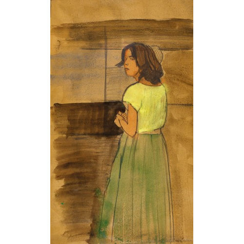 ALBERT SCHNYDER : 'Jeune fille avec enfant' (DOBIASCHOFSKY AUKTIONEN AG)