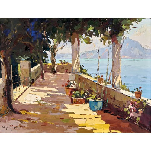 RUDOLF N�GELY : 'Am Luganersee' (DOBIASCHOFSKY AUKTIONEN AG)
