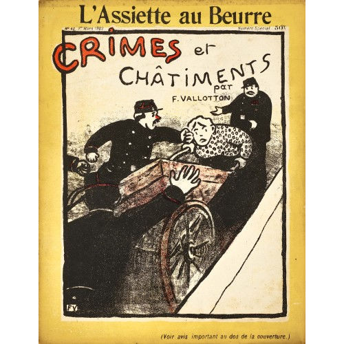 F�LIX VALLOTTON : 'L'Assiette au Beurre. Crimes et ch�timents' (DOBIASCHOFSKY AUKTIONEN AG)