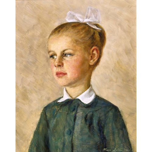 HANS ARNOLD ZELLER : 'M�dchenbildnis (Beatrice Wappler)' (DOBIASCHOFSKY AUKTIONEN AG)
