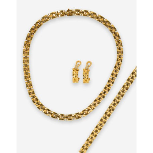 GOLD-PARURE : Cartier, Paris (DOBIASCHOFSKY AUKTIONEN AG)