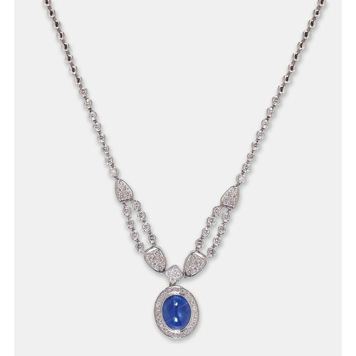 SAPHIR-DIAMANT-COLLIER : Frieden, Thun (DOBIASCHOFSKY AUKTIONEN AG)