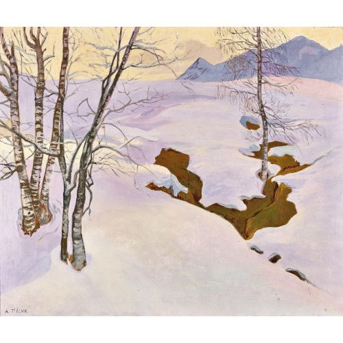 ADOLF TI�CHE : Winterlandschaft (DOBIASCHOFSKY AUKTIONEN AG)