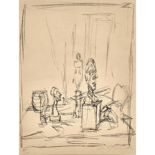 ALBERTO GIACOMETTI : 'L'Atelier de Stampa: 'T�te de Diego sur socle' I' (DOBIASCHOFSKY AUKTIONEN AG)