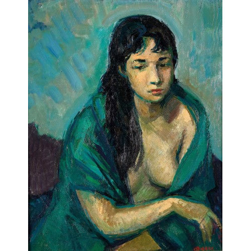 CHARLES ROBERT : 'Nu au ch�le vert' (DOBIASCHOFSKY AUKTIONEN AG)
