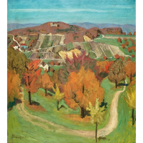 FRED STAUFFER : Herbstlandschaft (DOBIASCHOFSKY AUKTIONEN AG)