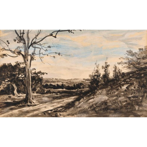 HENRI-JOSEPH HARPIGNIES : Paysage (DOBIASCHOFSKY AUKTIONEN AG)