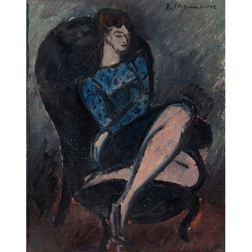 �MILE FRAN�OIS CHAMBON : 'Le Fauteuil Bleu' (DOBIASCHOFSKY AUKTIONEN AG)