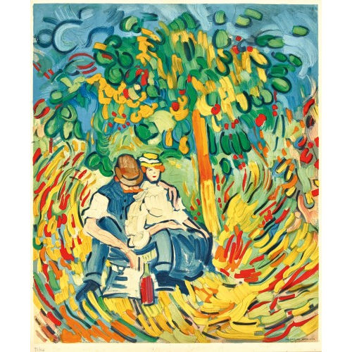 MAURICE DE VLAMINCK : 'La partie de campagne' (DOBIASCHOFSKY AUKTIONEN AG)