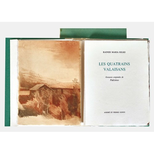 G�RARD DE PAL�ZIEUX : Rainer Maria Rilke: 'Les Quatrains Valaisans' (DOBIASCHOFSKY AUKTIONEN AG)