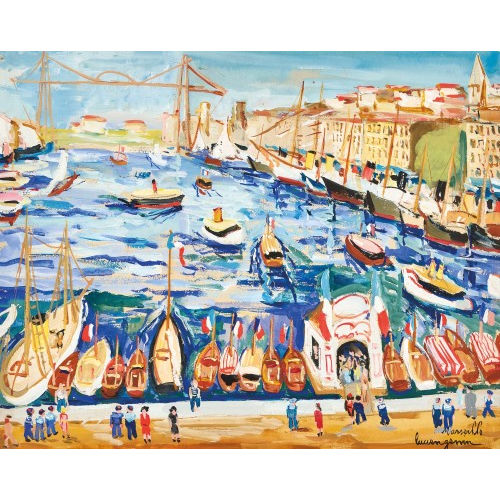 LUCIEN G�NIN : Vieux-Port de Marseille (DOBIASCHOFSKY AUKTIONEN AG)