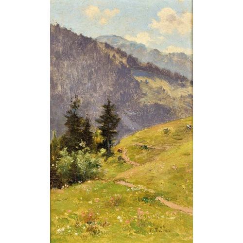 FRAN�OIS FURET : Paysage de Gruy�res (DOBIASCHOFSKY AUKTIONEN AG)