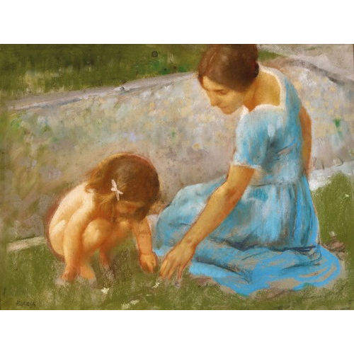 PIETRO CHIESA : 'Im Garten' (DOBIASCHOFSKY AUKTIONEN AG)