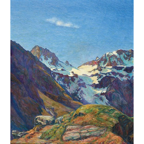 ARCHIMEDE BRESCIANI DA GAZOLDO : Engadiner Berglandschaft (DOBIASCHOFSKY AUKTIONEN AG)