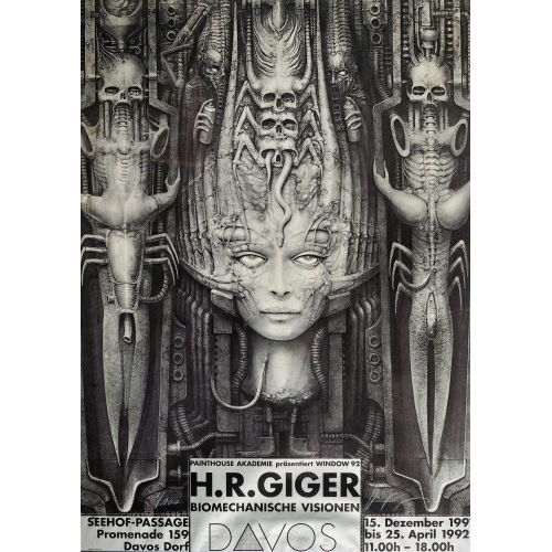 HANS-RUEDI GIGER : 'H.R. Giger Biomechanische Visionen Davos 1992' (DOBIASCHOFSKY AUKTIONEN AG)