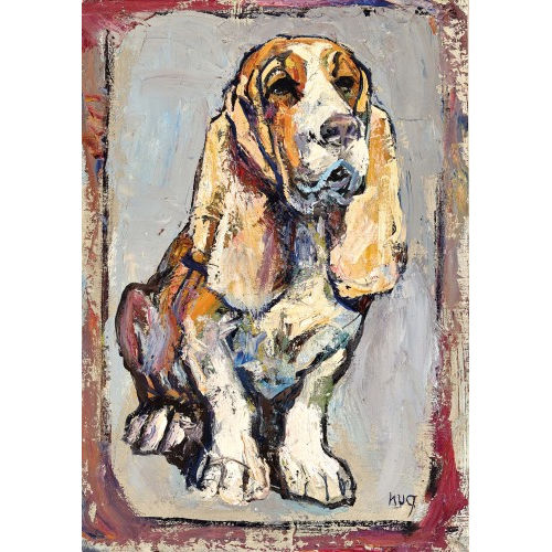 FRITZ HUG : Basset Hound (DOBIASCHOFSKY AUKTIONEN AG)