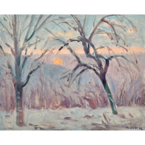 LEONHARD MEISSER : 'Winterabend' (DOBIASCHOFSKY AUKTIONEN AG)